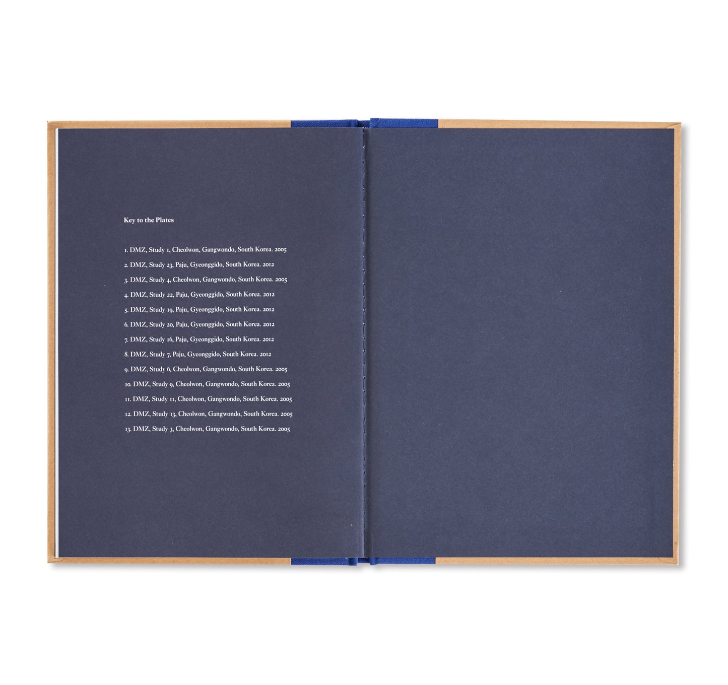 ONE PICTURE BOOK TWO #01: DMZ - THE 38TH PARALLEL by Michael Kenna