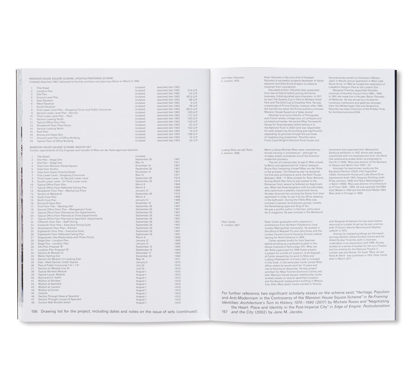 MIES IN LONDON by Mies van der Rohe [SOFTCOVER]