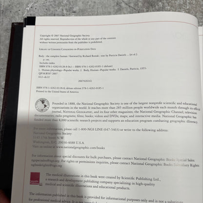 body: the complete human book, by Patricia Daniels, 2007 Leather