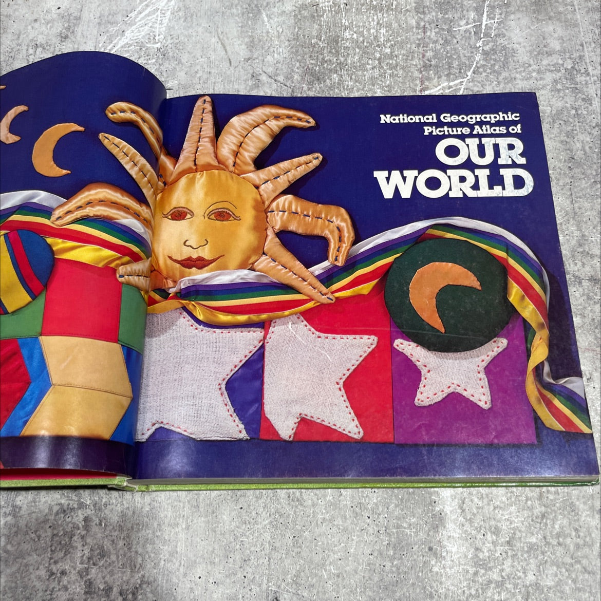 national geographic picture atlas of our world book, by national geographic society, 1979 Hardcover