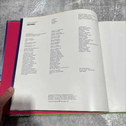 national geographic picture atlas of our world book, by national geographic society, 1979 Hardcover