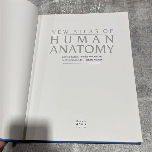 new atlas of human anatomy book, by Thomas McCracken, 1999 Hardcover