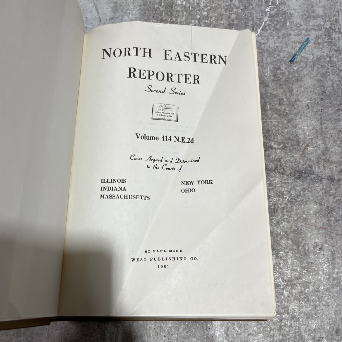 north eastern reporter second series illinois indiana tower hermieted with 4 practice of sw volume 414 book, by