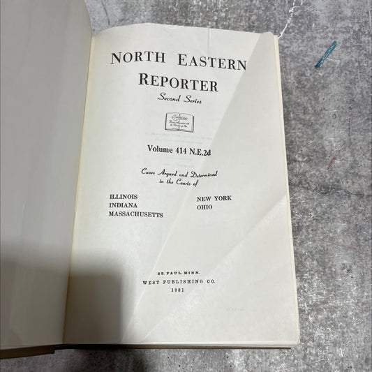north eastern reporter second series illinois indiana tower hermieted with 4 practice of sw volume 414 book, by