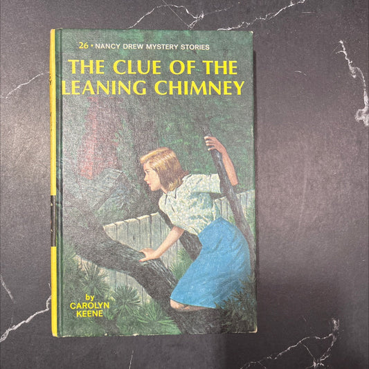 the clue of the leaning chimney book, by carolyn keene, 1967 Hardcover