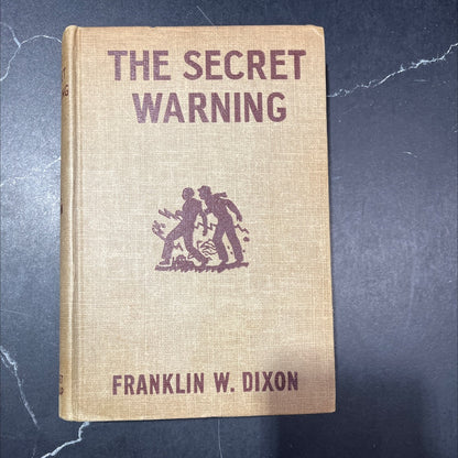 the secret warning book, by franklin w. dixon, 1938 Hardcover