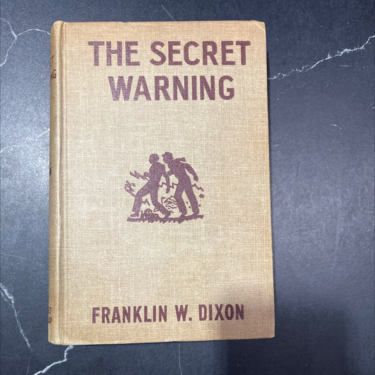 the secret warning book, by franklin w. dixon, 1938 Hardcover