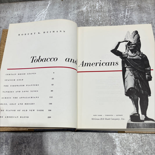 tobacco and americans book, by robert k. heimann, 1960 Hardcover